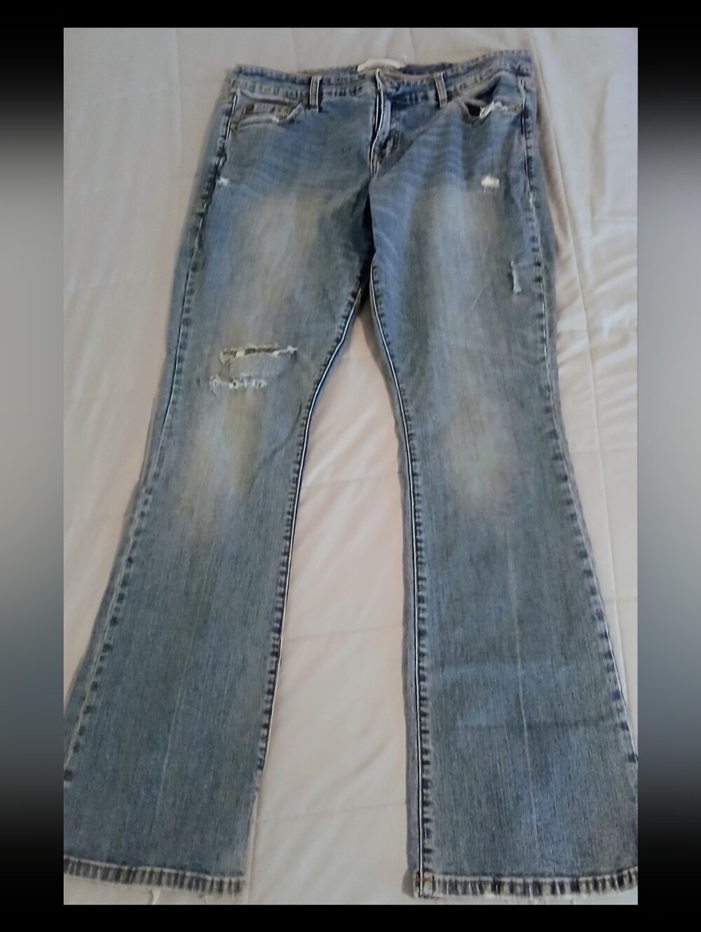 Torrid Women's Distressed Bootcut Jeans 18/Tall
